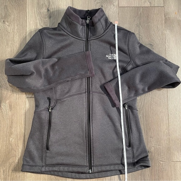 The North Face Agave Fleece Full Zip Jacket Charcoal Gray C656 Women's medium - Picture 8 of 9